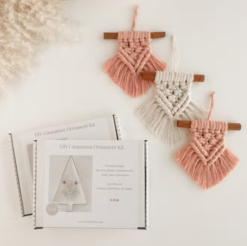 Macrame Tree Ornament DIY Kit WOVEN by Shaolin