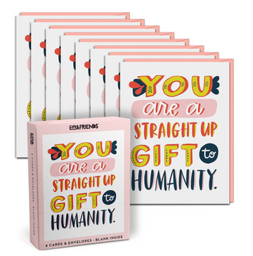 Gift to Humanity Card, Box of 8 Single Encouragement Cards
