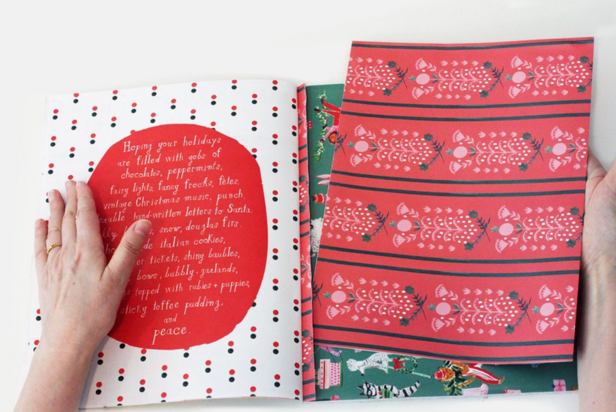 Holiday Wrapping Paper Book