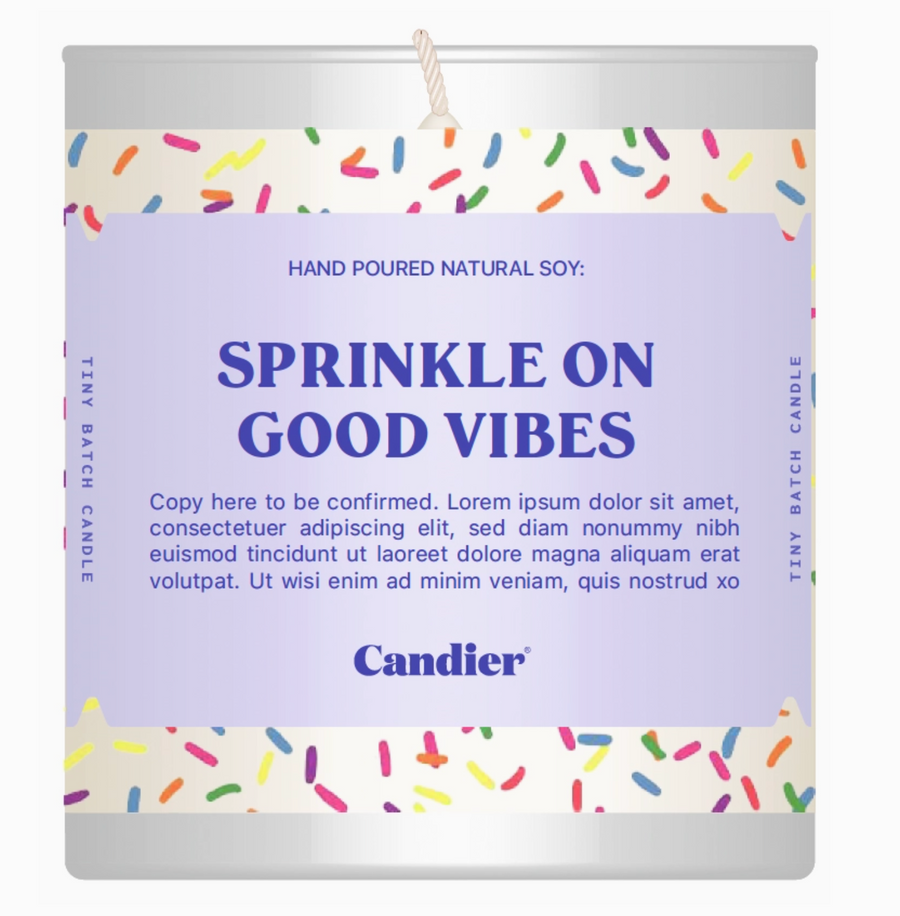 Handpoured Glitter Candles