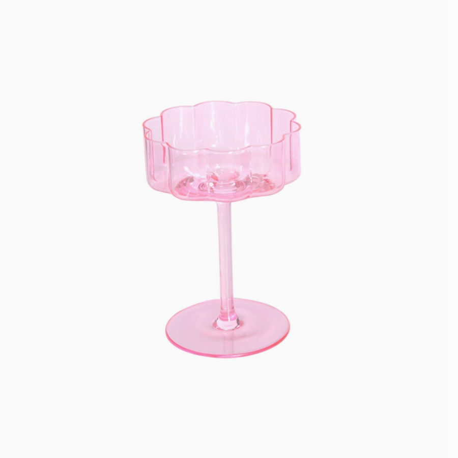 Flower Cocktail Glass