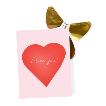 Happy Valentines Day Card w/ Magic Butterfly