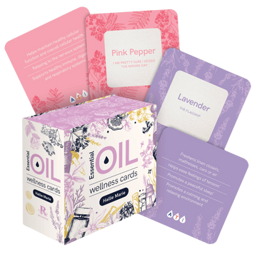 Essential Oil Wellness Cards (61 Cards with Ring Hold)