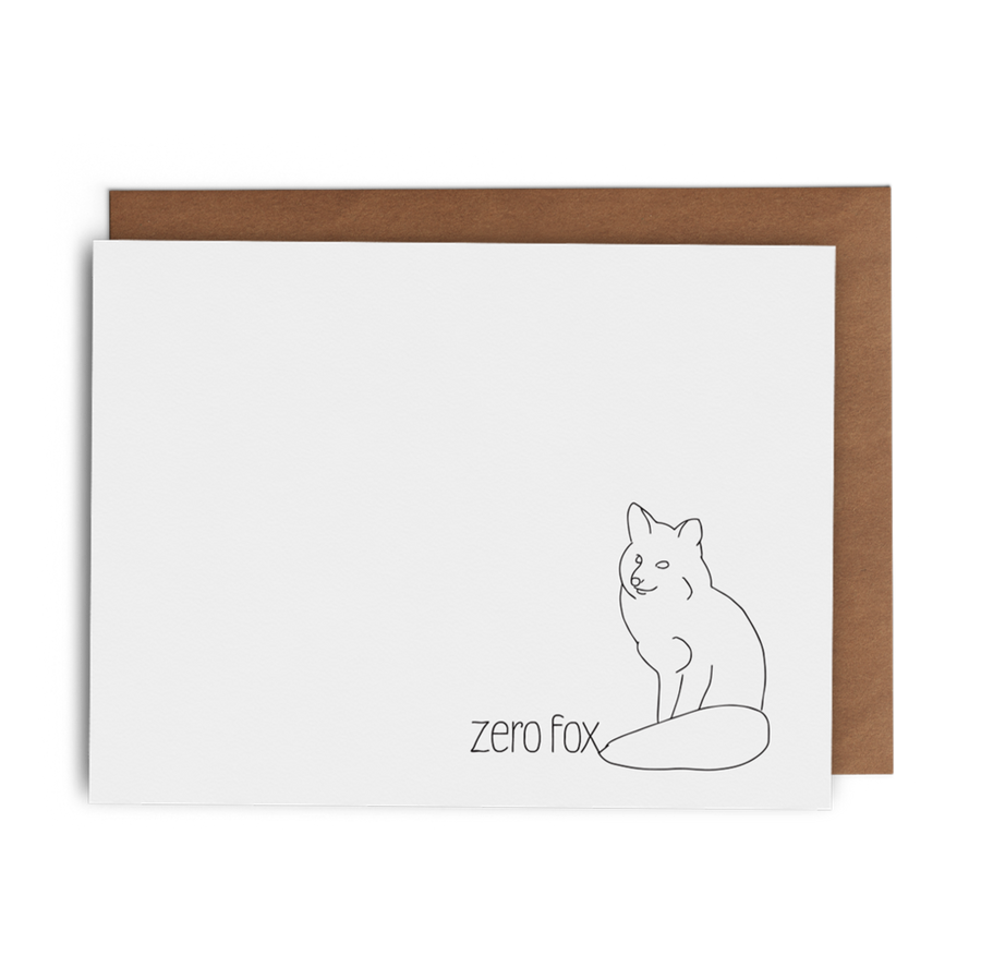 Zero Fox Card