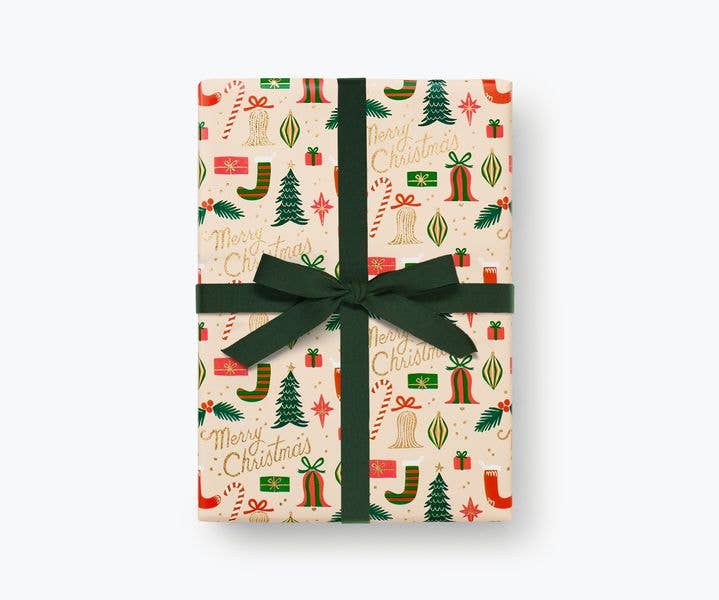 Festive Wrapping Paper Roll