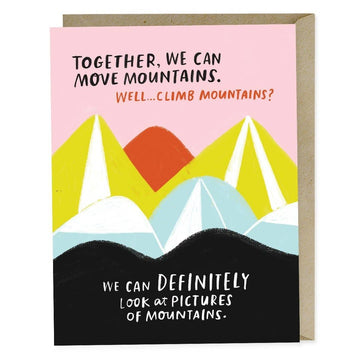 Move Mountains Love Card