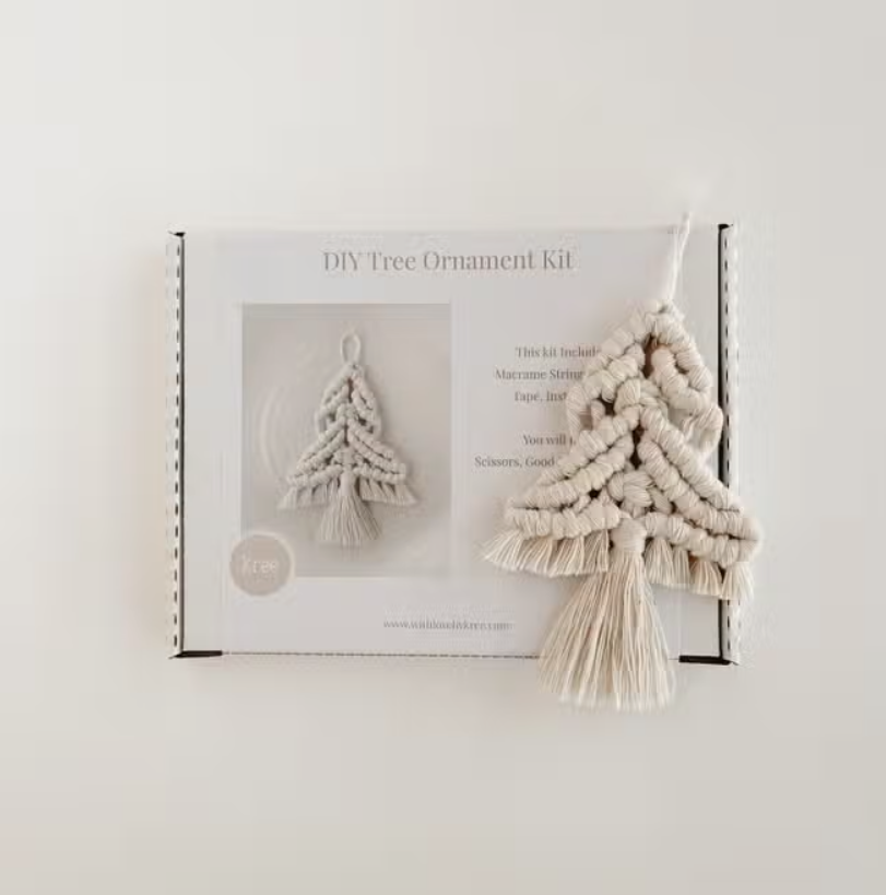Macrame Tree Ornament DIY Kit