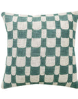 Checkered Block Throw Pillow