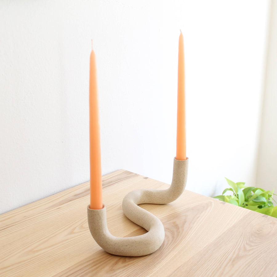 Ceramic Candlestick Holder
