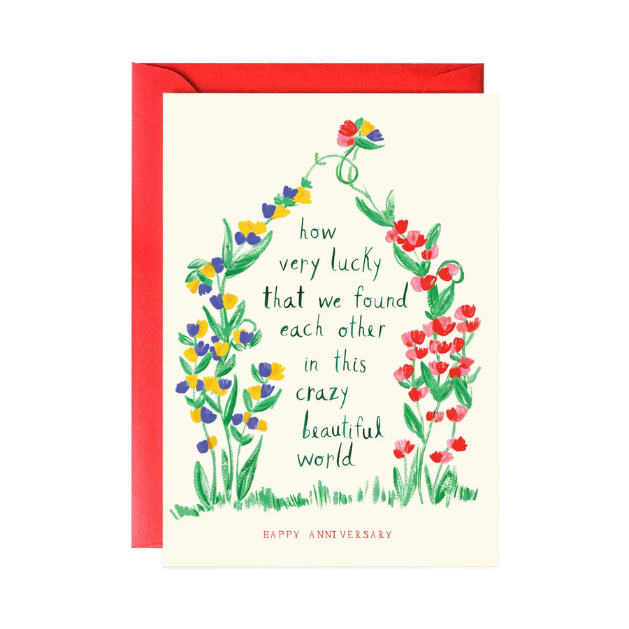 Like Roses and Clover Greeting Card