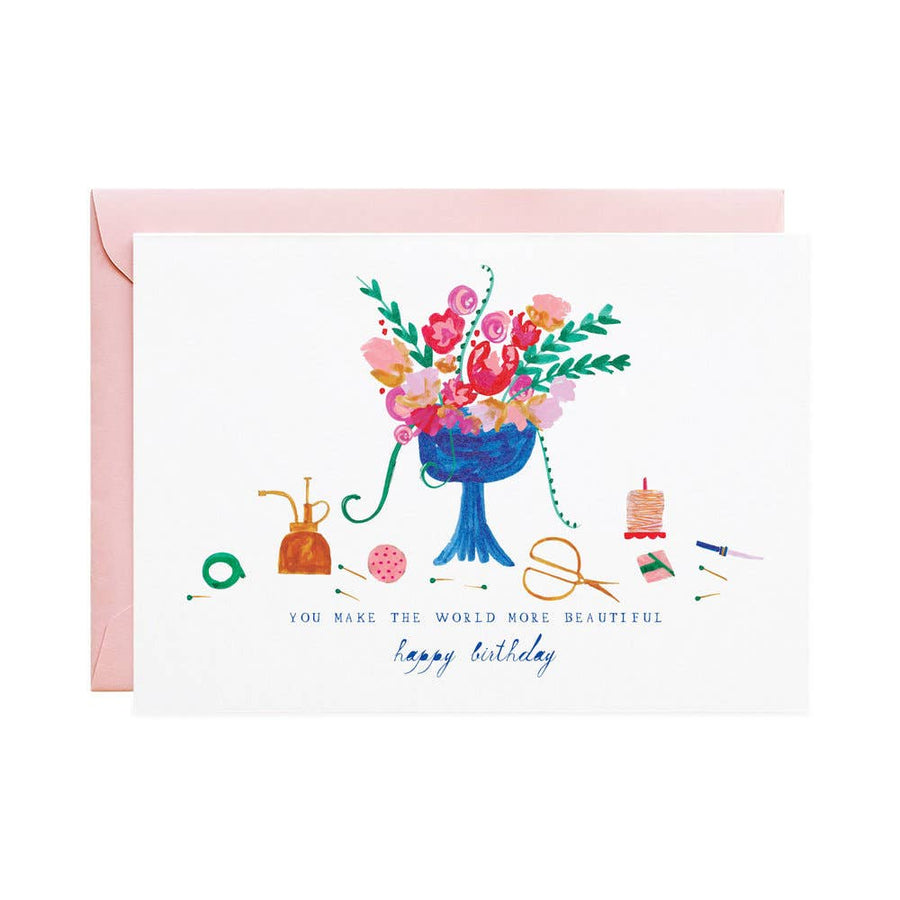 The Florist Called Greeting Card